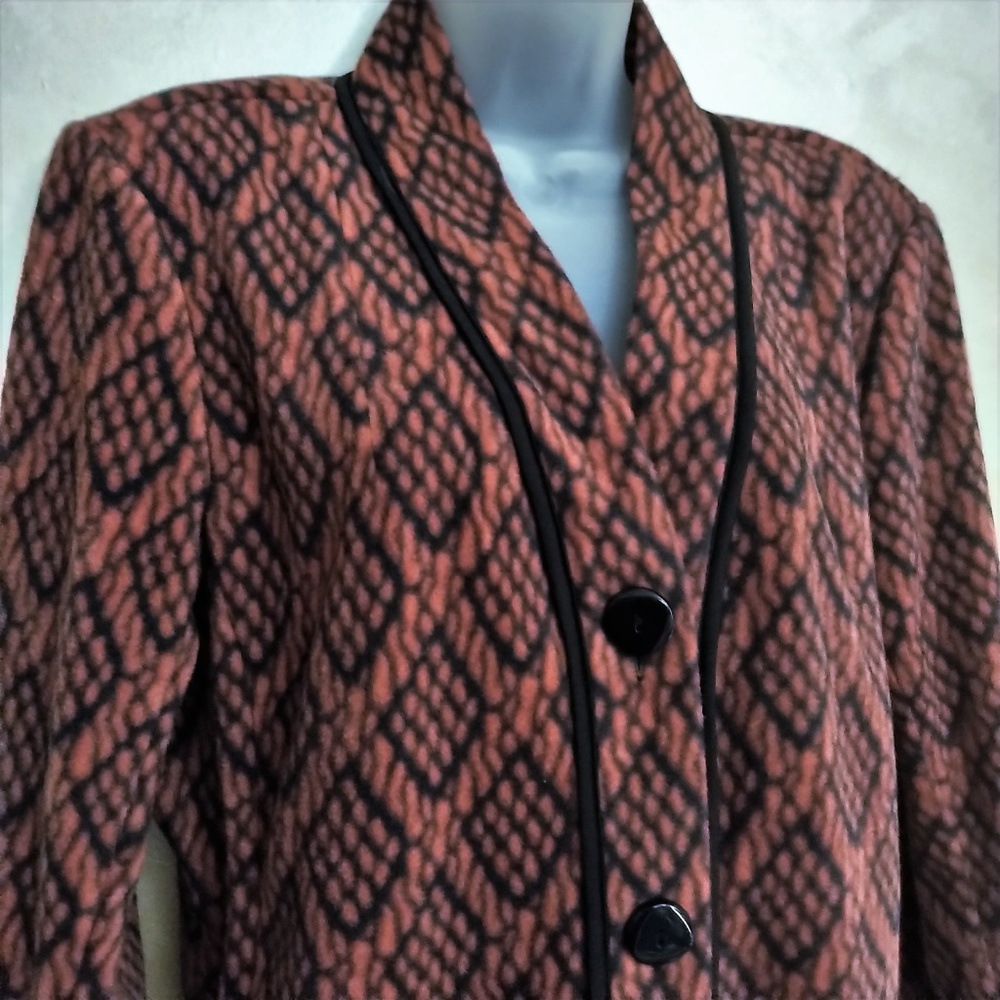 Bob Mackie Soft Jacket EUC L - Picture 2 of 6